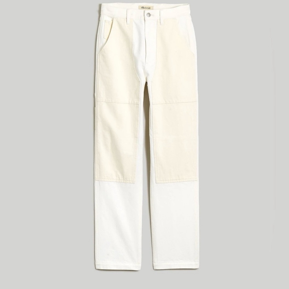 Madewell The '90s Straight Jean: Two-Tone Workwear Edition Size 23